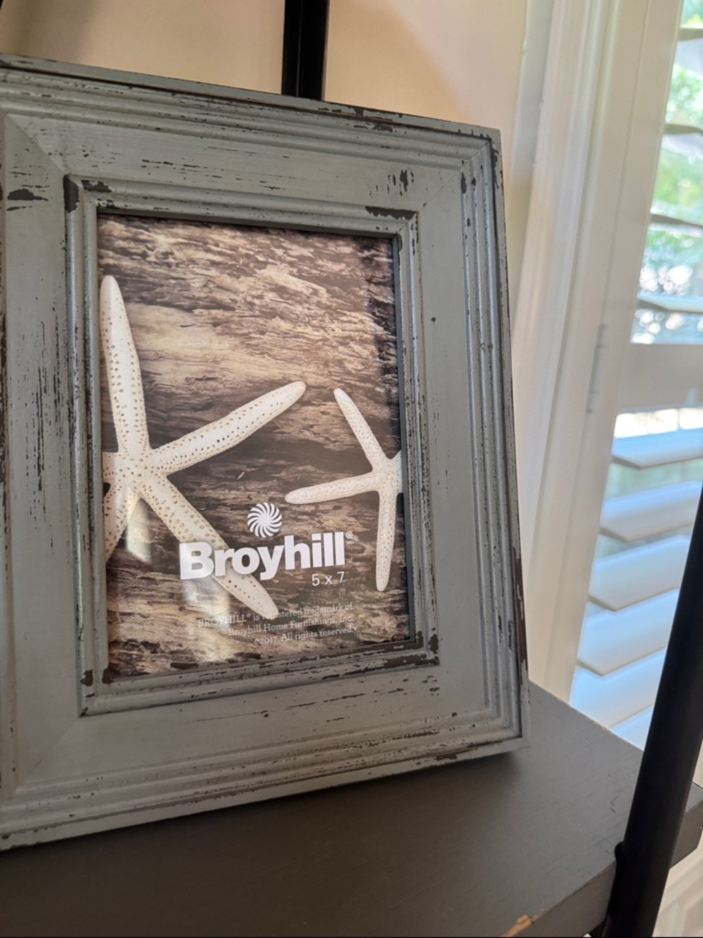 Broyhill Distressed Gray 5x7 Wood Picture Frame
